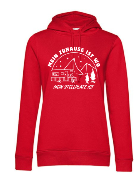 Hoodie "Zuhause ist, wo mein Stellplatz ist"